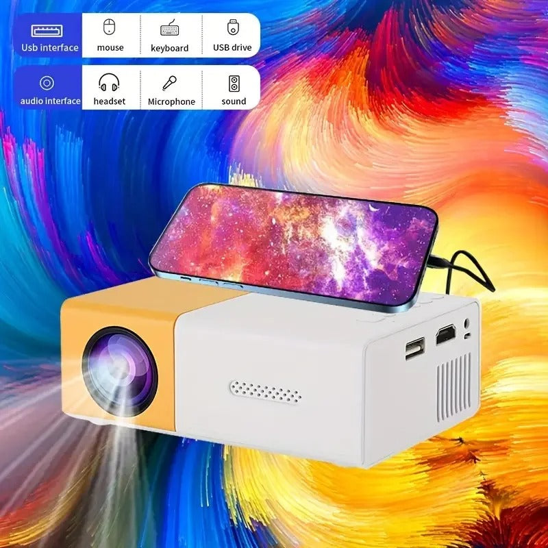 Mini Proyector LED Portátil: cine en casa al instante
