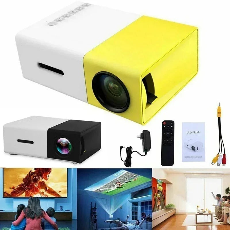 Mini Proyector LED Portátil: cine en casa al instante
