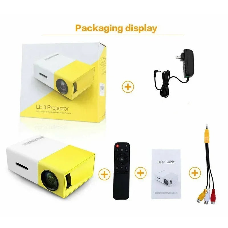 Mini Proyector LED Portátil: cine en casa al instante