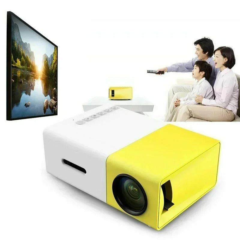 Mini Proyector LED Portátil: cine en casa al instante