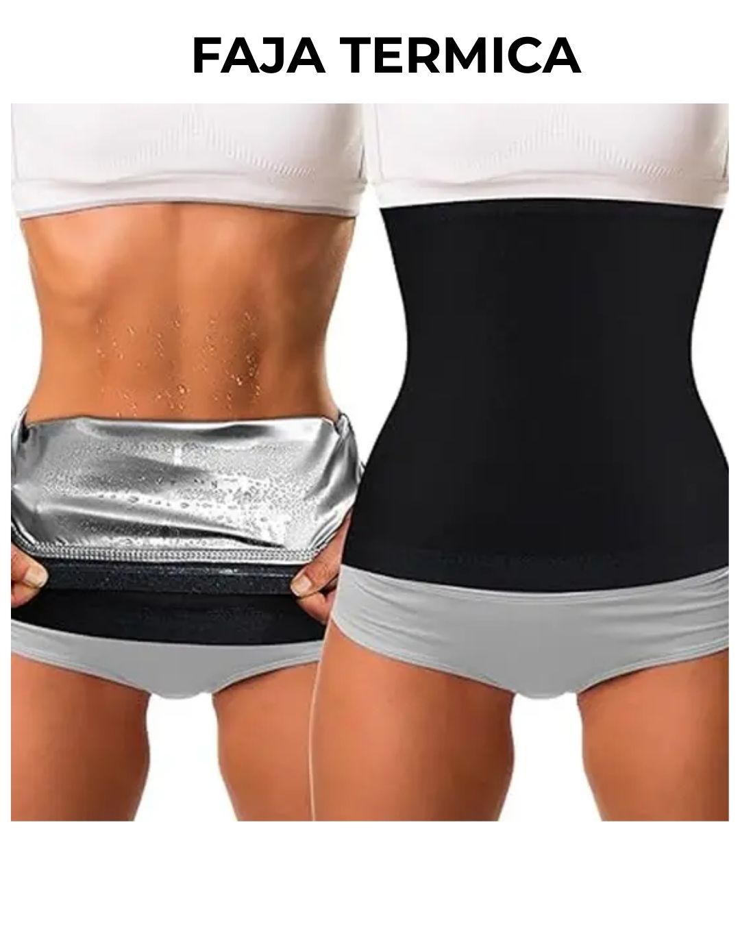 FAJA CINTURILLA TERMICA TELA LATEX