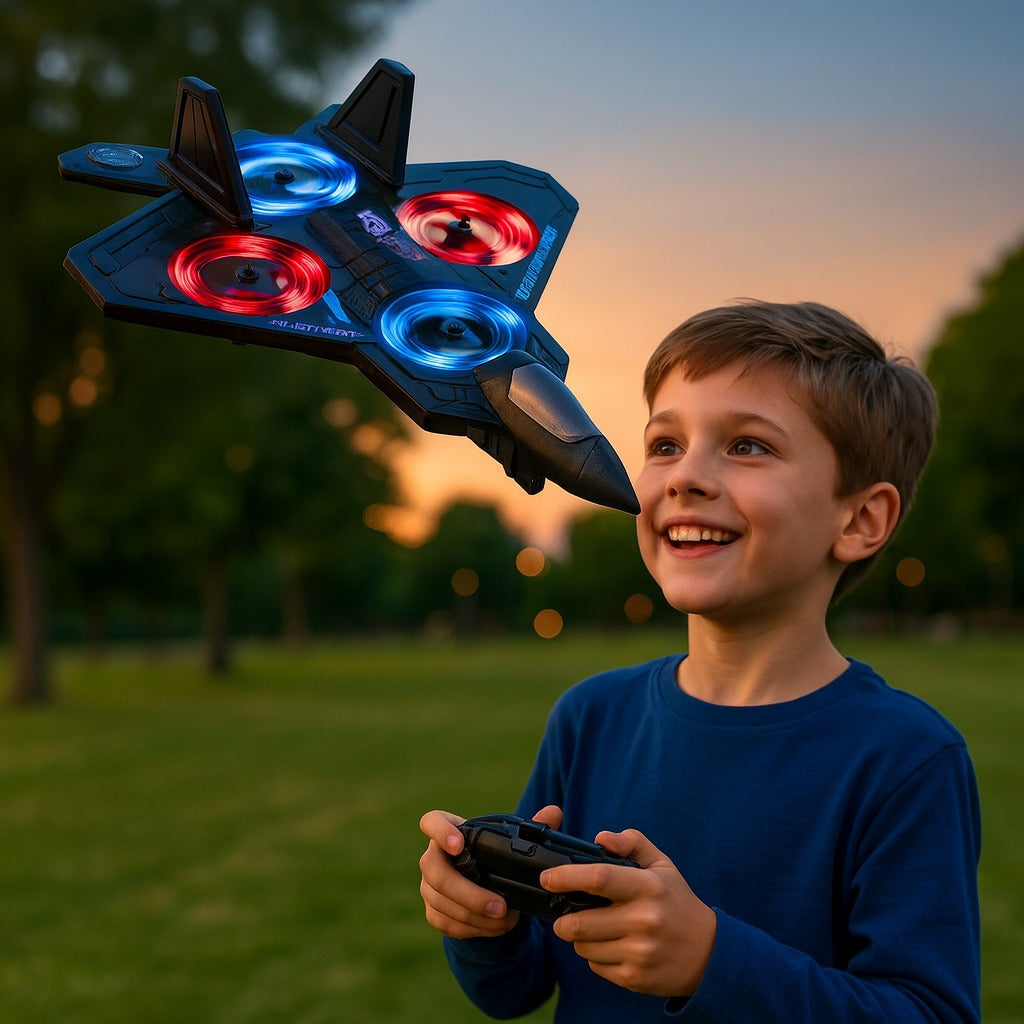 Avión Dron Acrobático 360° con Control