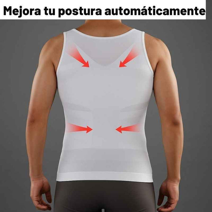 Camiseta de Compresión ShapeMax Blanca