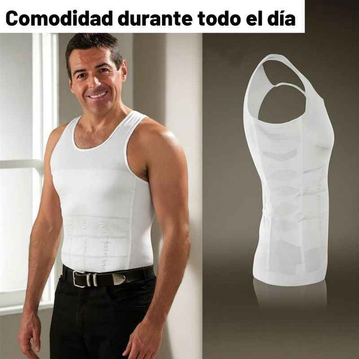 Camiseta de Compresión ShapeMax Blanca