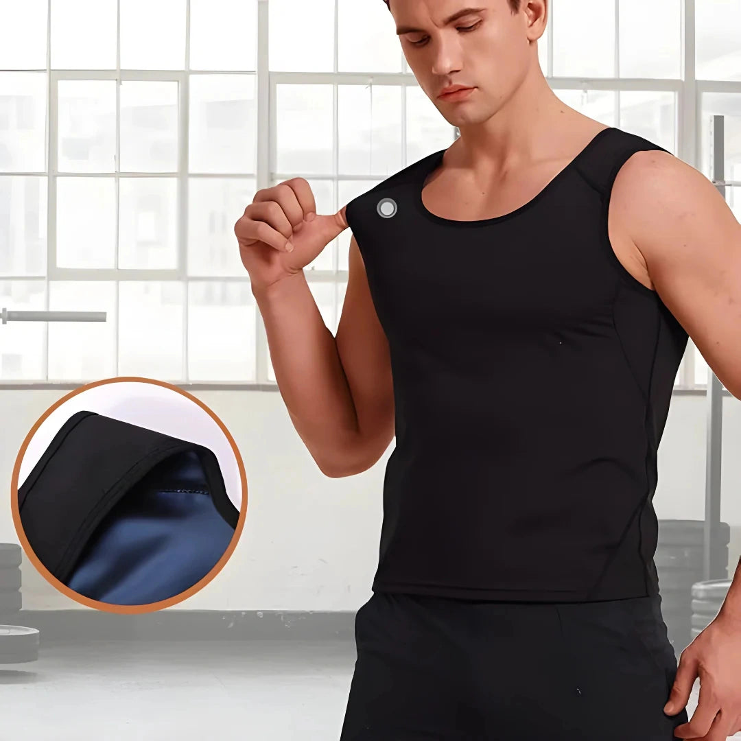 SWEAT SHAPER – Camisa de compresión, quema más calorías con cada movimiento
