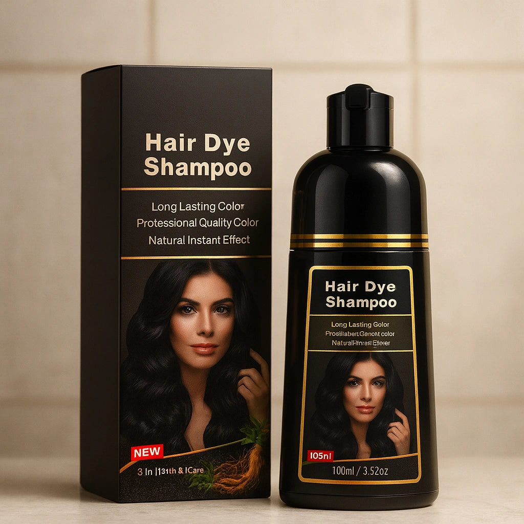 🖤 Shampoo Instantáneo Magic Hair Dye 3 en 1 – 500 ml