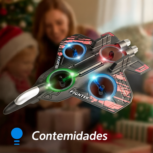 Avión Dron Acrobático 360° con Control