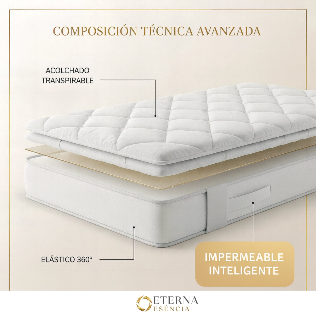 PROTECTOR DE COLCHÓN IMPERMEABLE PREMIUM