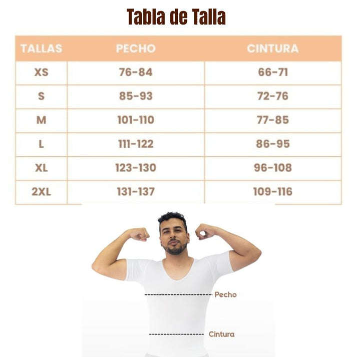 Camiseta de Compresión ShapeMax Blanca