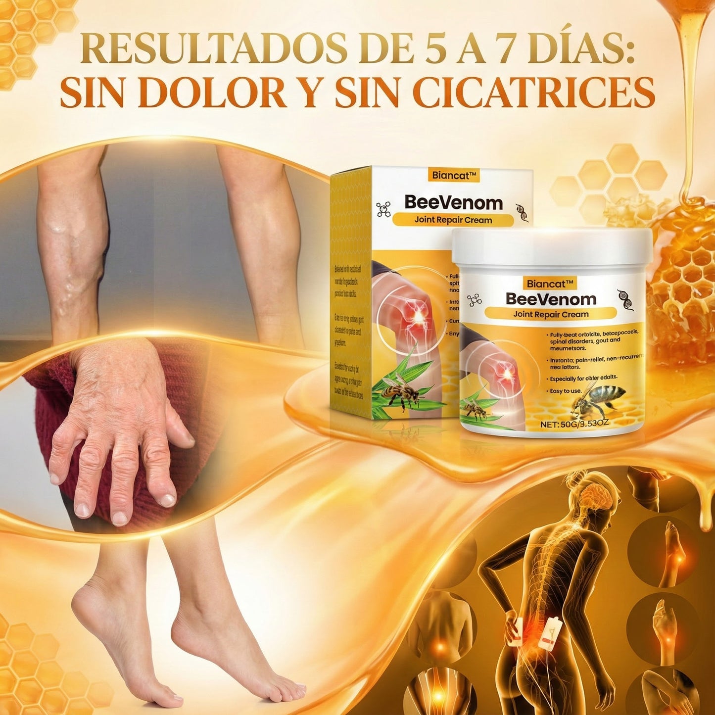 Bee Venom Art - Crema Terapia Articular con Apitoxina 2X1