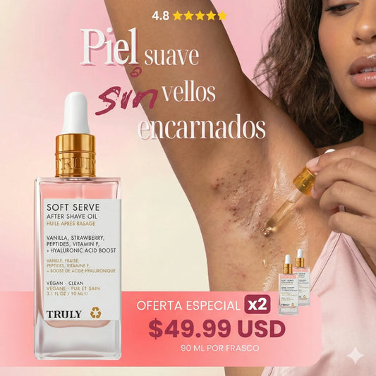 TRULY™ Soft Serve – Aceite Suavizante y Aclarante Íntimo