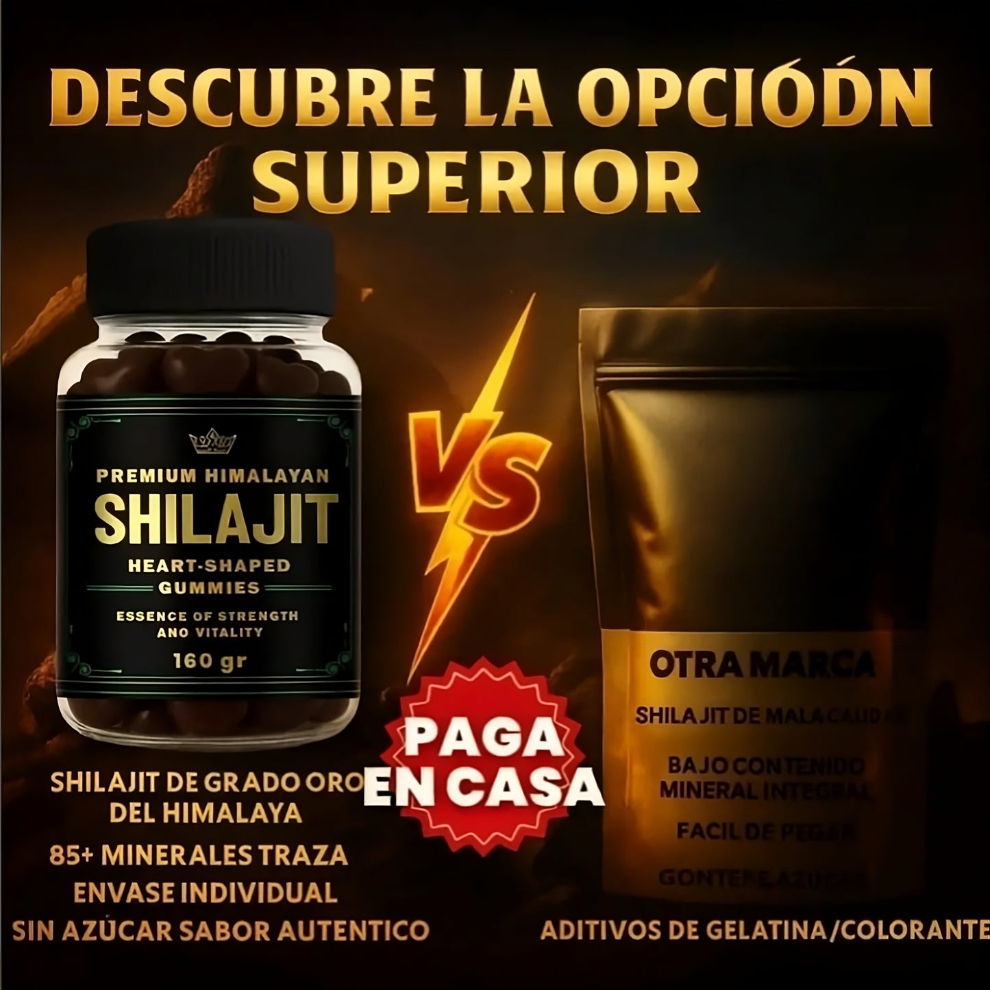 Shilajit Gold Gummies – Potencia Natural para tu Vitalidad